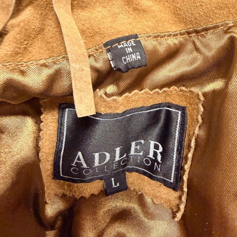 Adler Tan Fringe Women's Leather Jacket - Picture 4 of 9